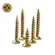 Chipboard Screw Yellow Zinc Plated